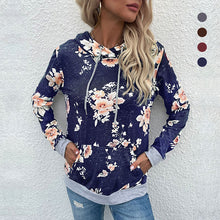 Laden Sie das Bild in den Galerie-Viewer, Langarm-Sweatshirt mit Kapuze