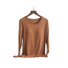 Laden Sie das Bild in den Galerie-Viewer, Damen Thermo Langarm-Shirt mit Brustpolster