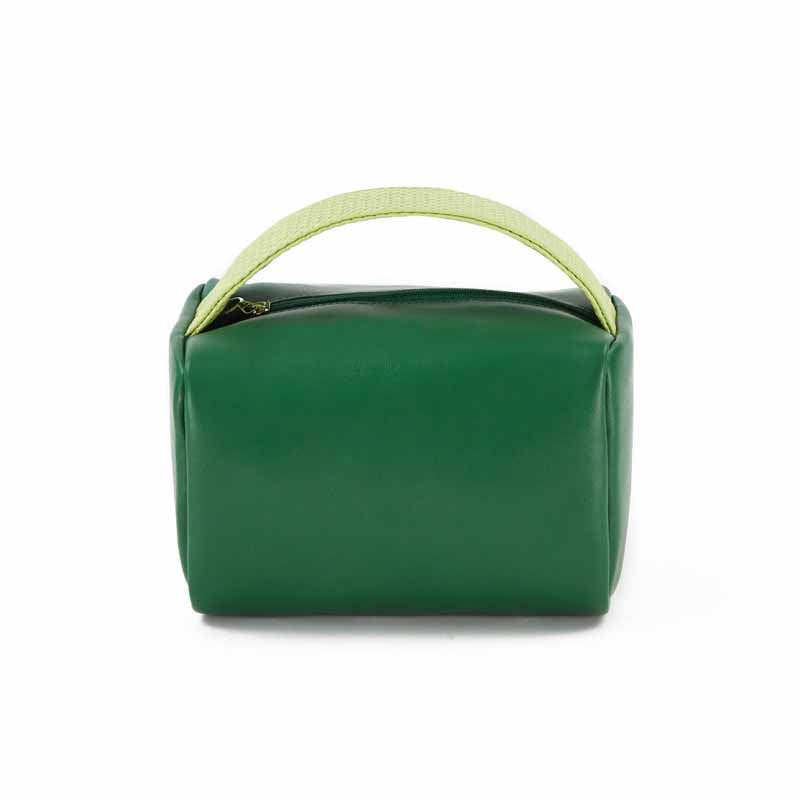 Einfarbige Wasserdichte Kosmetiktasche Mit Großer Kapazität