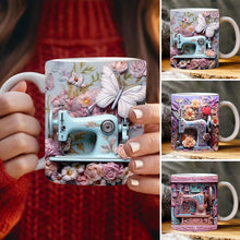 Laden Sie das Bild in den Galerie-Viewer, 3D Nähmaschinenbedruckter Wasserbecher