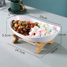 Laden Sie das Bild in den Galerie-Viewer, Moderner Minimalistischer Snack- &amp; Obstteller aus Kunststoff