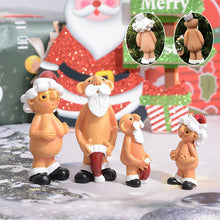 Laden Sie das Bild in den Galerie-Viewer, Weihnachtsmann Anhänger 2022 Neujahr Weihnachtsdekoration aus Harz