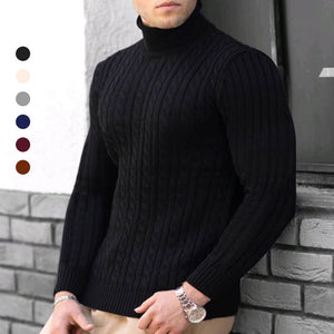 Lässiger Langärmliger Rollkragenpullover für Herren