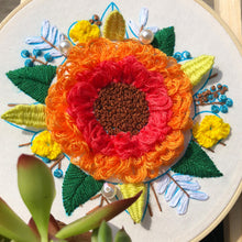 Laden Sie das Bild in den Galerie-Viewer, Handgemachte kreative DIY-Blumenstickerei