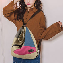 Laden Sie das Bild in den Galerie-Viewer, Lässige Umhängetasche in Kontrastfarbe