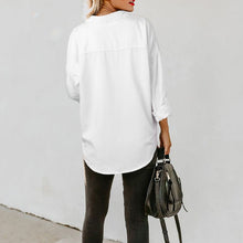 Laden Sie das Bild in den Galerie-Viewer, Vielseitige Freizeit-Jeansbluse für Damen