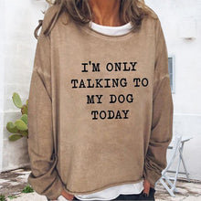 Laden Sie das Bild in den Galerie-Viewer, Lockeres T-Shirt mit Buchstabendruck