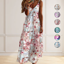 Laden Sie das Bild in den Galerie-Viewer, Damen Langes Sommer-Strandkleid