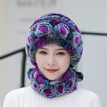 Laden Sie das Bild in den Galerie-Viewer, Rex-Kaninchenfellmütze