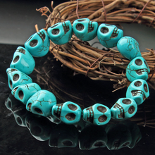 Laden Sie das Bild in den Galerie-Viewer, Retro Totenkopf Armband