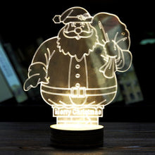 Laden Sie das Bild in den Galerie-Viewer, Weihnachten 3D Nachtlicht
