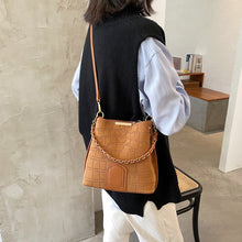 Laden Sie das Bild in den Galerie-Viewer, Damen Gefrostete Vintage Handtasche