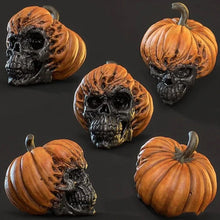Laden Sie das Bild in den Galerie-Viewer, Halloween-Dekorationen - Böser Kürbisschädel