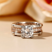 Laden Sie das Bild in den Galerie-Viewer, Kreative Kombination aus dreiteiligem Ring
