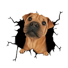 Laden Sie das Bild in den Galerie-Viewer, Kreativer Hundeaufkleber für Autofenster