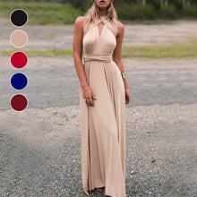 Laden Sie das Bild in den Galerie-Viewer, Vielseitiges und sexy Wickelkleid mit Riemen