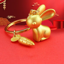Laden Sie das Bild in den Galerie-Viewer, Karotte Kaninchen Schlüsselanhänger