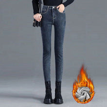 Laden Sie das Bild in den Galerie-Viewer, Thermo-Jeans mit Fleecefutter für Damen