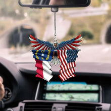 Laden Sie das Bild in den Galerie-Viewer, Adlerflagge Hängendes Ornament für Auto