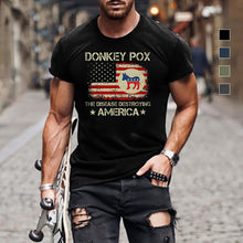 Laden Sie das Bild in den Galerie-Viewer, Rundhals-T-Shirt mit trendigem Print