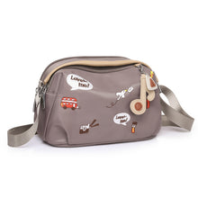 Laden Sie das Bild in den Galerie-Viewer, Damen lässige leichte bedruckte Umhängetasche aus Oxford-Stoff