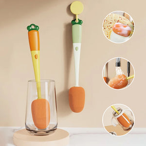 3-in-1-Multifunktionsbürste mit langem Stiel