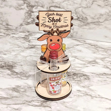 Laden Sie das Bild in den Galerie-Viewer, Weihnachtlicher Mini-Weinflaschenhalter