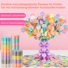 Laden Sie das Bild in den Galerie-Viewer, Schneeflockenförmige Bausteine für Kinder