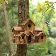 Laden Sie das Bild in den Galerie-Viewer, Kreatives Vogelhaus Aus Holz