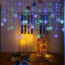 Laden Sie das Bild in den Galerie-Viewer, Schneeflocke LED dekorative Lichter