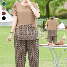 Laden Sie das Bild in den Galerie-Viewer, Stilvolles Lässiges 2-teiliges Set in Übergröße