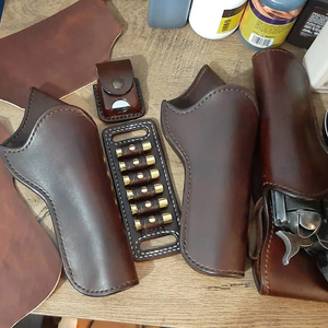 Retro Leder Holster Gürteltasche mit Gürtelschlaufe