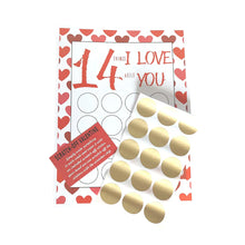 Laden Sie das Bild in den Galerie-Viewer, Rubbelkarten zum Valentinstag