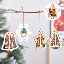 Laden Sie das Bild in den Galerie-Viewer, Weihnachten Anhänger aus Holz