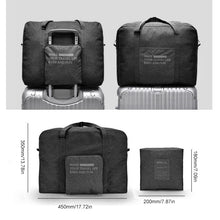 Laden Sie das Bild in den Galerie-Viewer, Wasserdichte faltbare tragbare Gepäcktasche mit großem Fassungsvermögen
