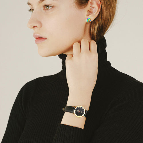 Verträumte Kristallkugel-Ohrringe