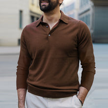 Laden Sie das Bild in den Galerie-Viewer, Einfarbiges Revers-Poloshirt