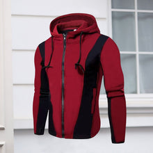 Laden Sie das Bild in den Galerie-Viewer, Lässige Fleece-Kapuzenjacke