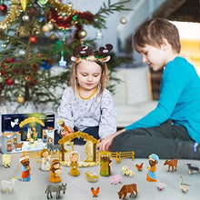 Laden Sie das Bild in den Galerie-Viewer, 24 Tage Weihnachtskrippe Set