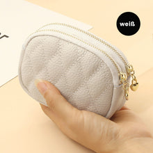 Laden Sie das Bild in den Galerie-Viewer, Damen zweilagige Brieftasche aus Leder