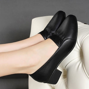Rutschfeste Lederschuhe Mit Weicher Sohle Für Damen