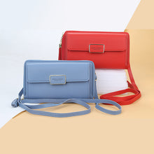 Laden Sie das Bild in den Galerie-Viewer, RFID-blockierende Umhängetasche mit mehreren Steckplätzen