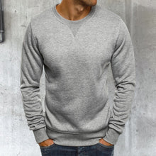 Laden Sie das Bild in den Galerie-Viewer, Lässiger Lockerer Einfarbiger Langarm-Pullover für Herren