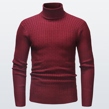 Laden Sie das Bild in den Galerie-Viewer, Gestrickter Rollkragenpullover für Herren