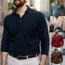 Laden Sie das Bild in den Galerie-Viewer, Einfarbiges Revers-Poloshirt