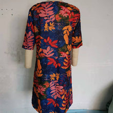 Laden Sie das Bild in den Galerie-Viewer, Klassisches Mode-Blumenkleid
