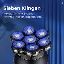 Laden Sie das Bild in den Galerie-Viewer, Wasserdichter 7D-Elektrorasierer mit schwimmendem Kopf