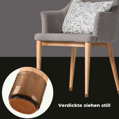 Allzweck-Stuhlmatte mit Silikonüberzug (4 Stück)