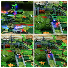 Laden Sie das Bild in den Galerie-Viewer, Dinosaurier-Elektrotriebwagen-Set