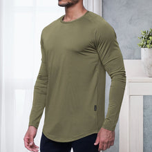 Laden Sie das Bild in den Galerie-Viewer, Langärmliges Sport-T-Shirt für Herren
